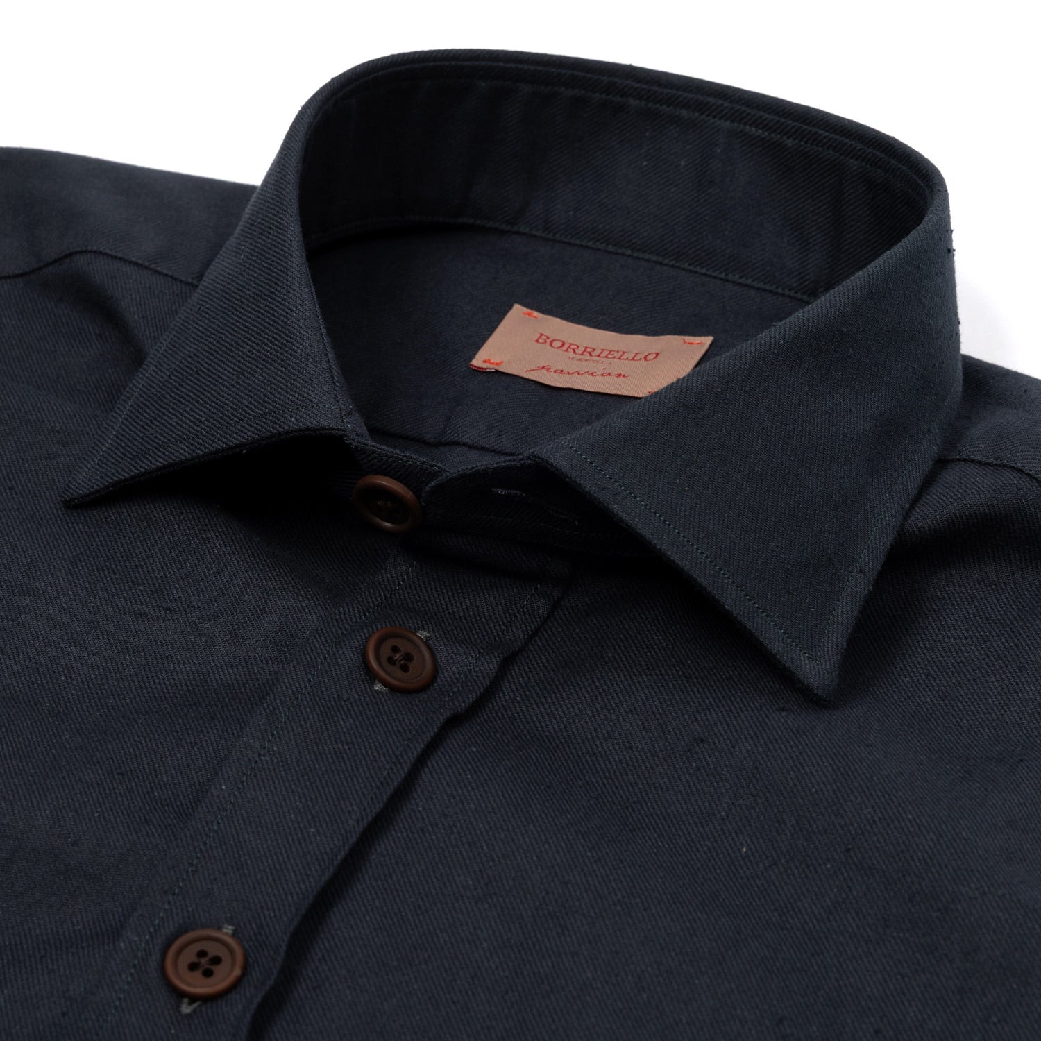 Sports Shirt "Montagne" made from a Pre-Washed Cotton Drill - Linea Passion